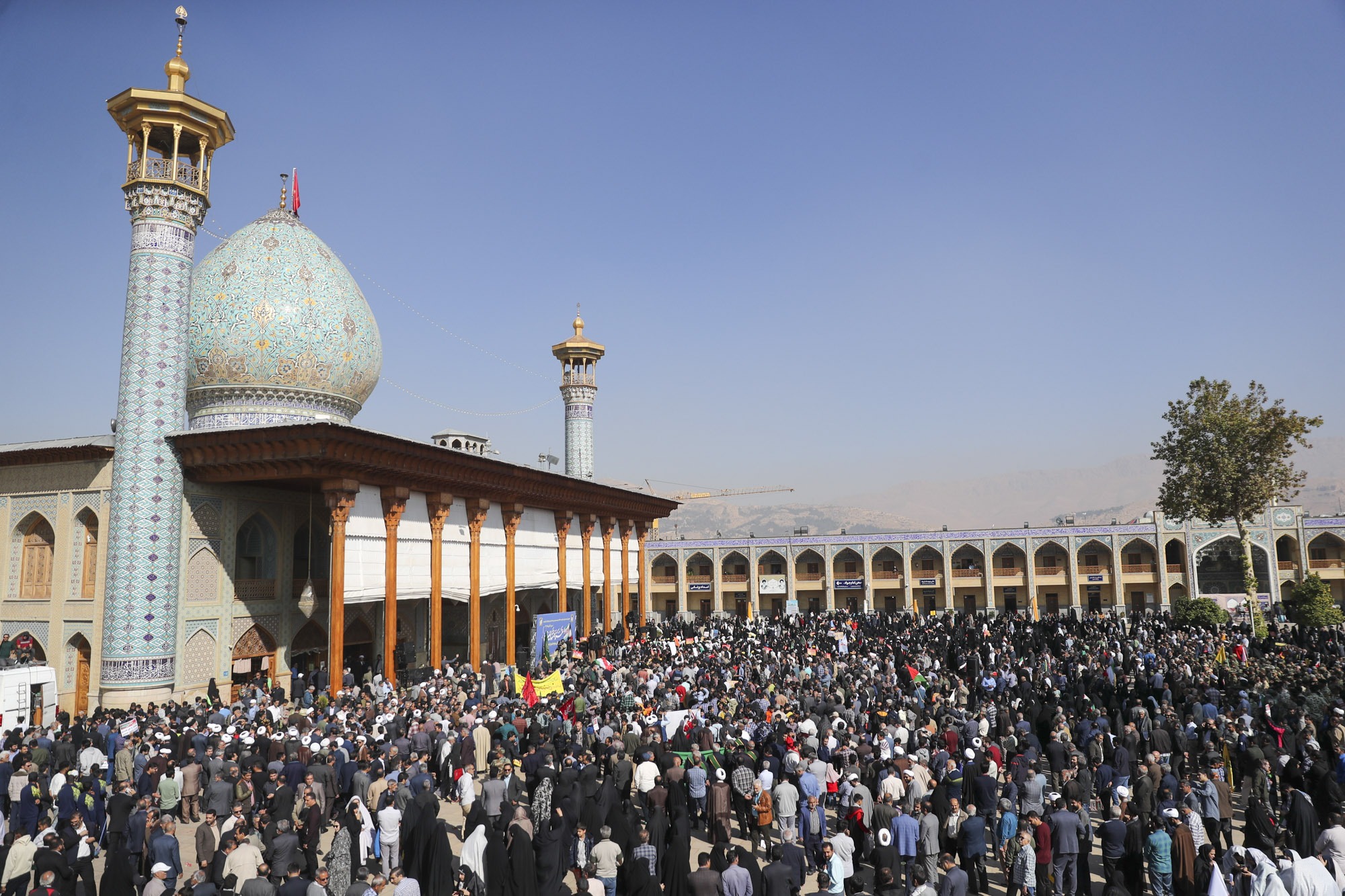 تجمع محکومیت جنایات رژیم غاصب صهیونیستی در شیراز