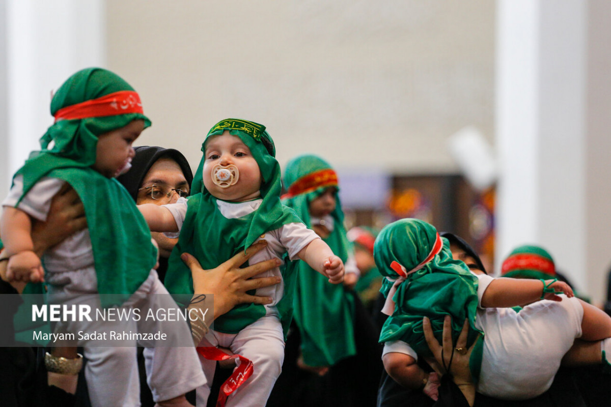 مراسم «شیرخوارگان حسینی» در سراسر کشور