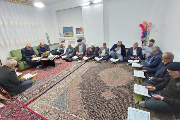 مراسم چهلم شهدای مقاومت در خانه قرآن هدایت برگزار شد