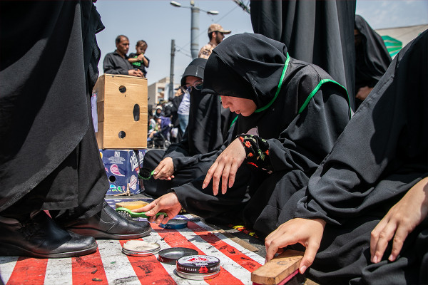 مراسم آیینی جاماندگان اربعین حسینی