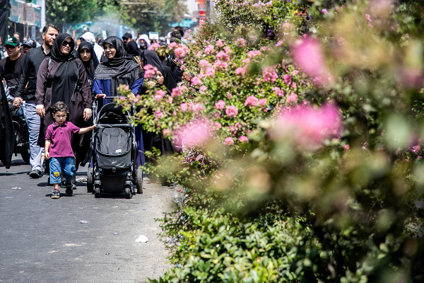 مراسم «جاماندگان الأربعين» في إيران