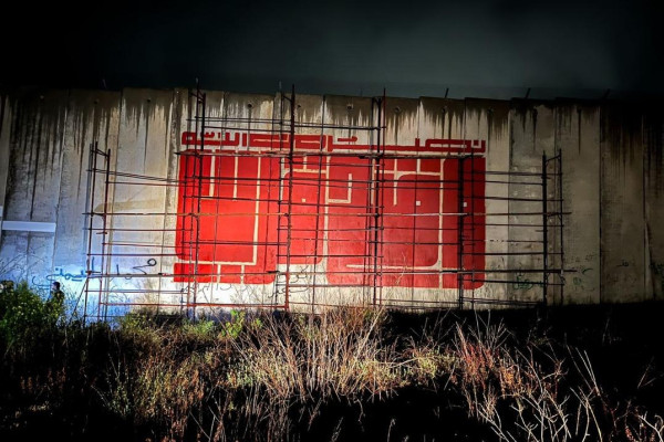 为巴勒斯坦创作的壁画