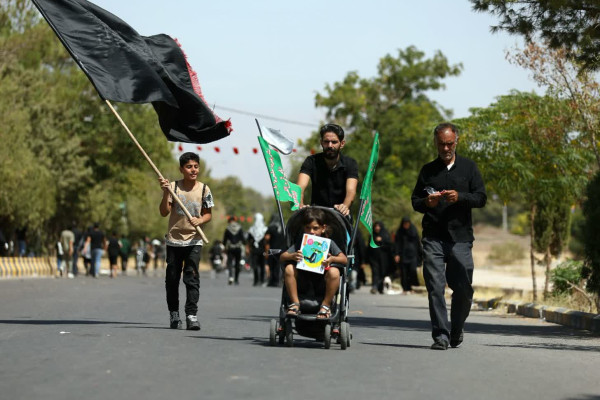 گزارش تصویری مراسم جاماندگان اربعین