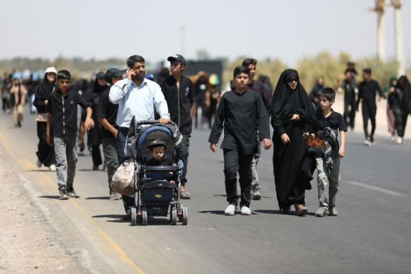 گزارش تصویری مراسم جاماندگان اربعین