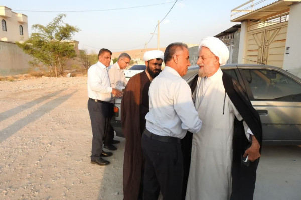 دیدار و تکریم خانواده شهدای دانش‌آموز اهل‌سنت «جنگ رمضان» در لارستان