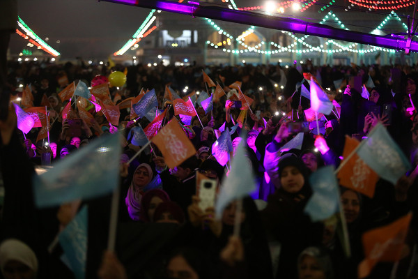 محفل قرآنی امام‌زمانی‌ها در مسجد جمکران